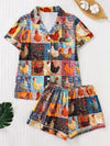 Check Print Pajama Set