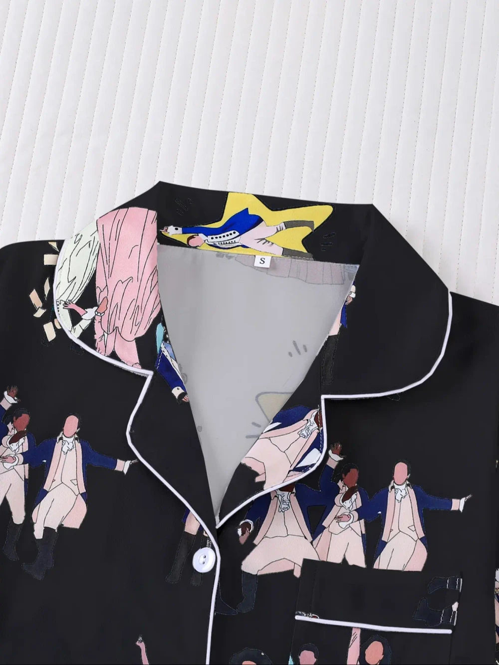Hamilton Musical Print Pajama Set