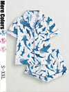 Shark Print Pajama Set