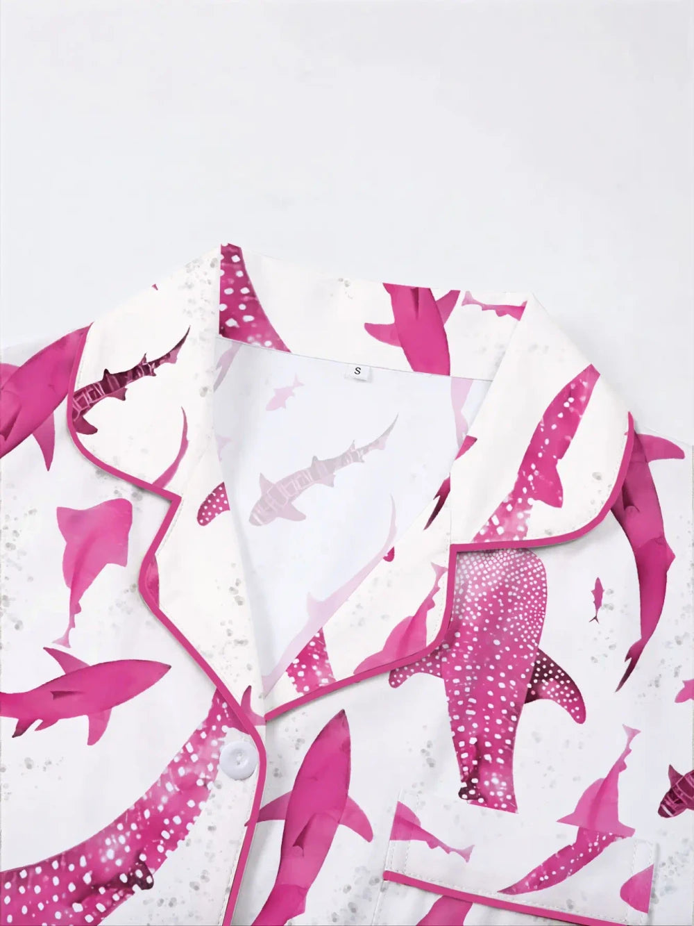 Shark Print Pajama Set