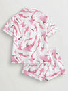 Shark Print Pajama Set