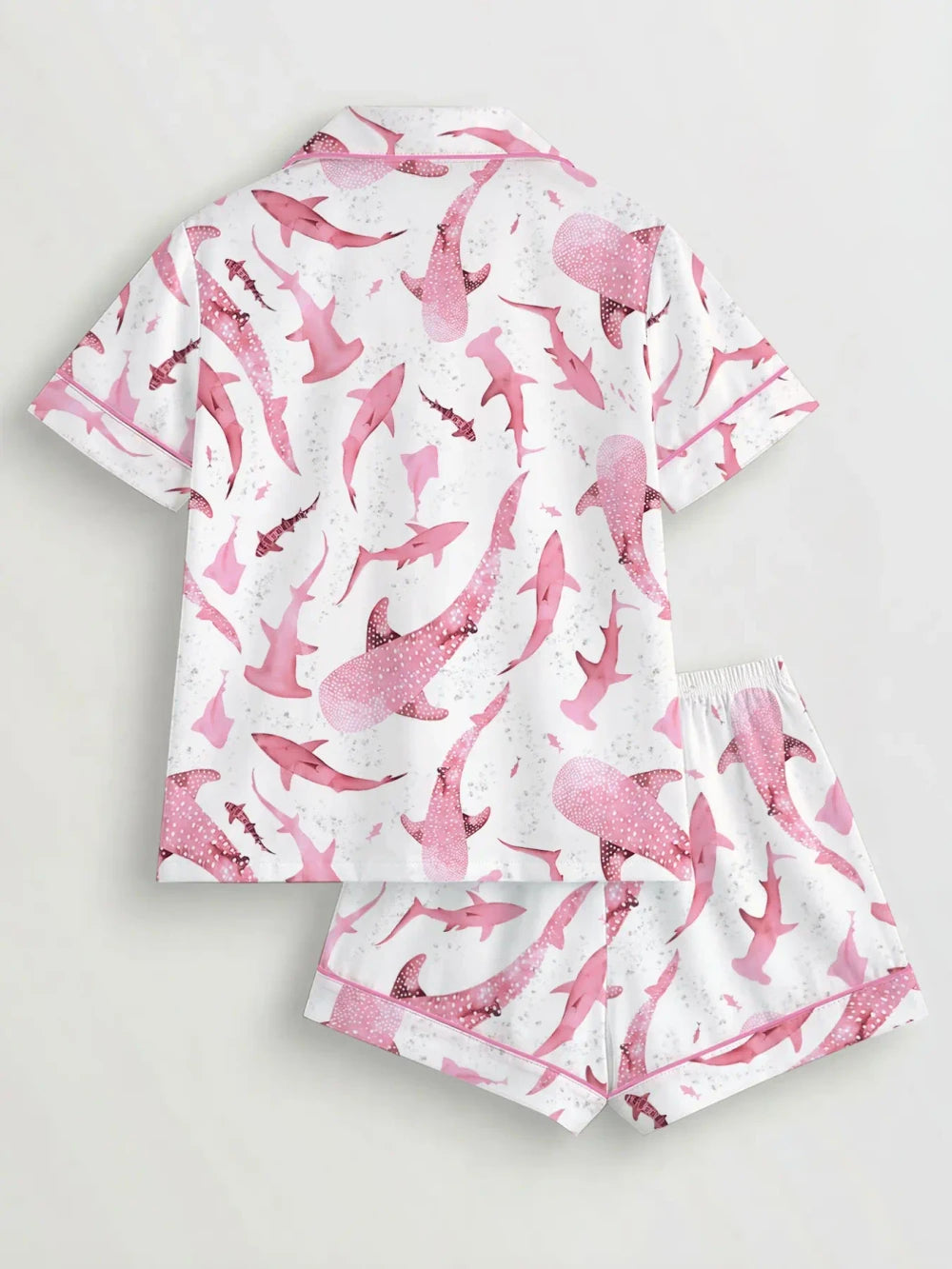 Shark Print Pajama Set