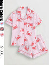 Crab Print Pajama Set