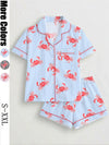 Crab Print Pajama Set