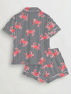 Crab Print Pajama Set