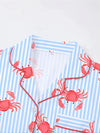 Crab Print Pajama Set
