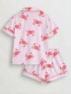 Crab Print Pajama Set
