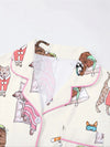 Cat Print Pajama Set