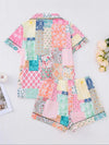 Floral Print Pajama Set