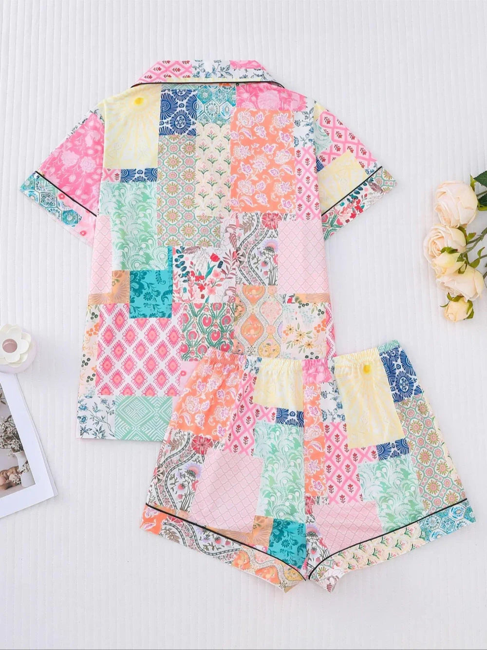 Floral Print Pajama Set