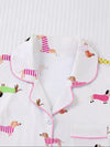 Cartoon Dog Print Pajama Set