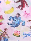 Monkey Print Pajama Set