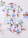 Monkey Print Pajama Set