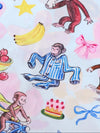 Monkey Print Pajama Set