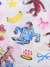 Monkey Print Pajama Set