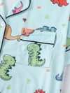 Cartoon Dinosaur Pajama Set