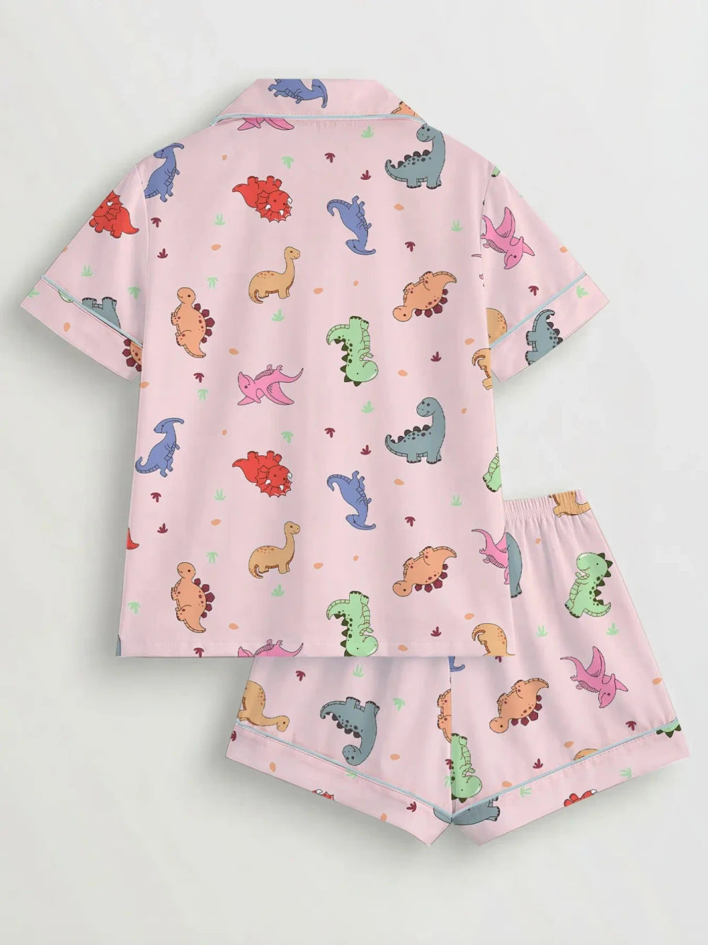 Cartoon Dinosaur Pajama Set