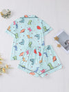Cartoon Dinosaur Pajama Set