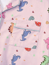 Cartoon Dinosaur Pajama Set