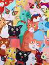 Cute Cat Print Pajama Set