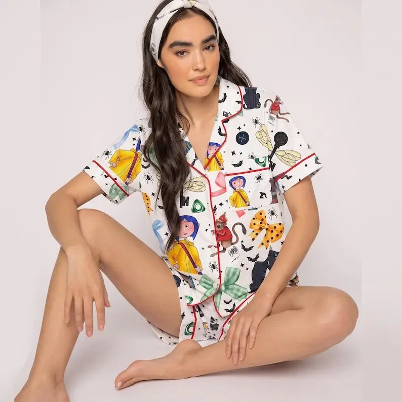Coraline Satin Pajama Set