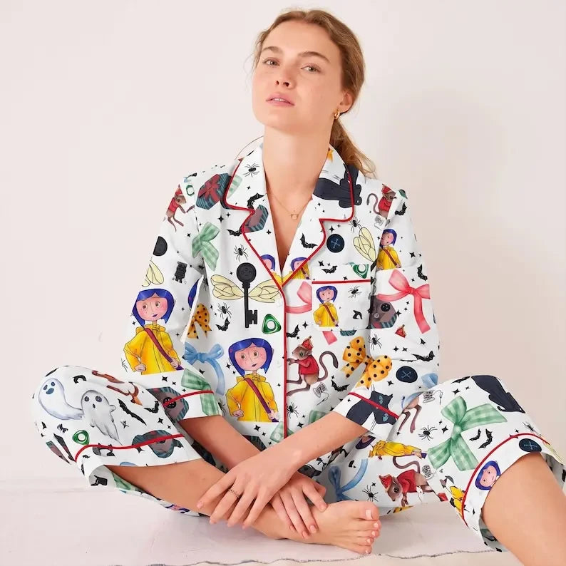 Coraline Satin Pajama Set