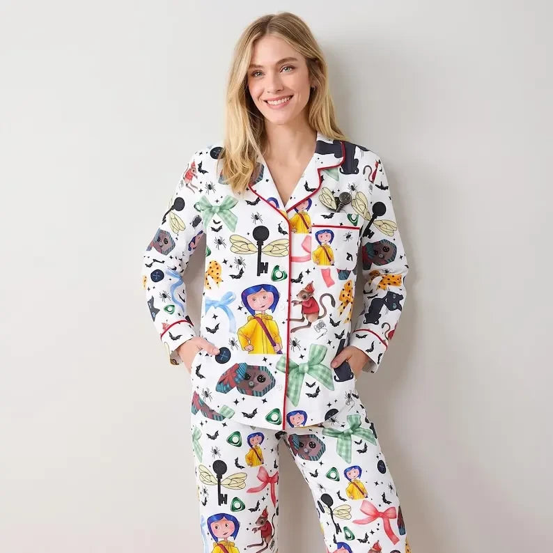 Coraline Satin Pajama Set