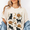Black Cat Pumpkin Patch T-Shirt
