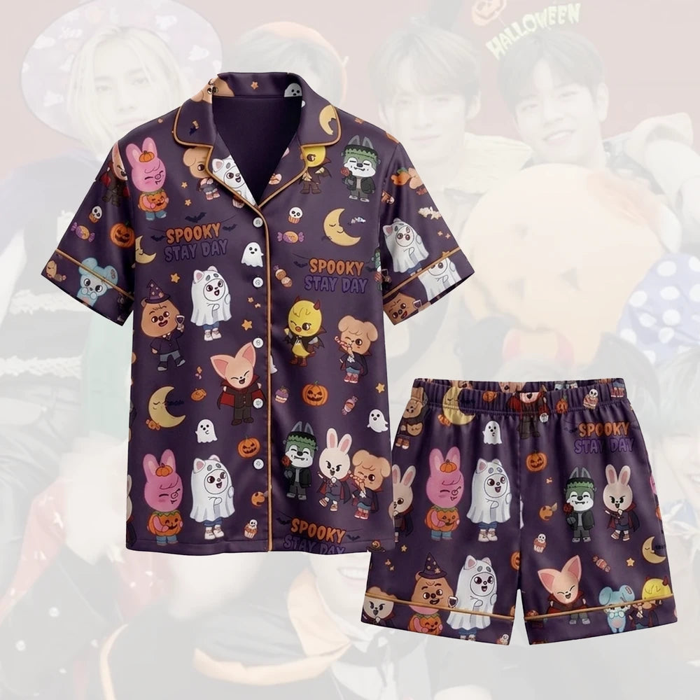 Silky Satin Pajama Set