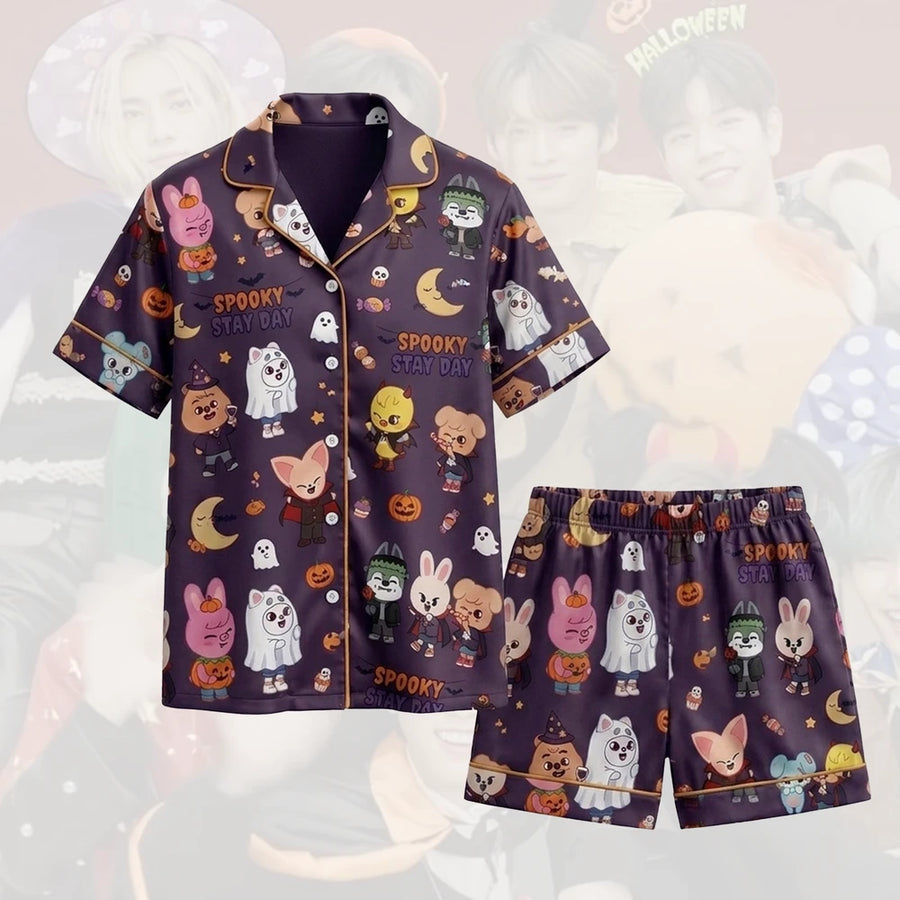 Silky Satin Pajama Set