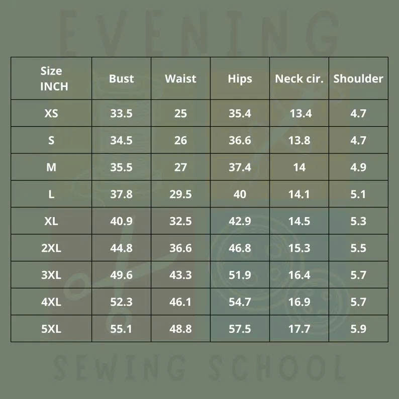 Flare Sleeve Blouse Pattern | V Neck Linen Top Sewing Pattern (PDF Download)