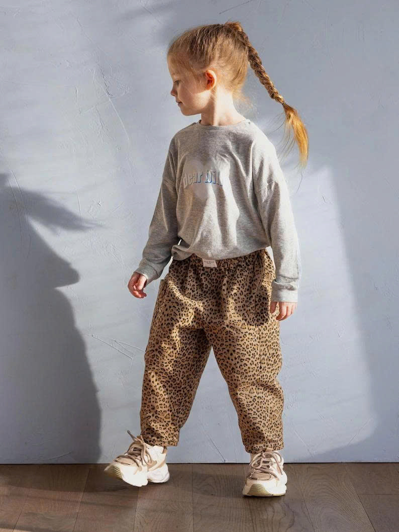 Unisex Kids Balloon Trousers • Barrel Leg Pant • PDF Sewing Pattern • Cali Pants • 3/6m-10y