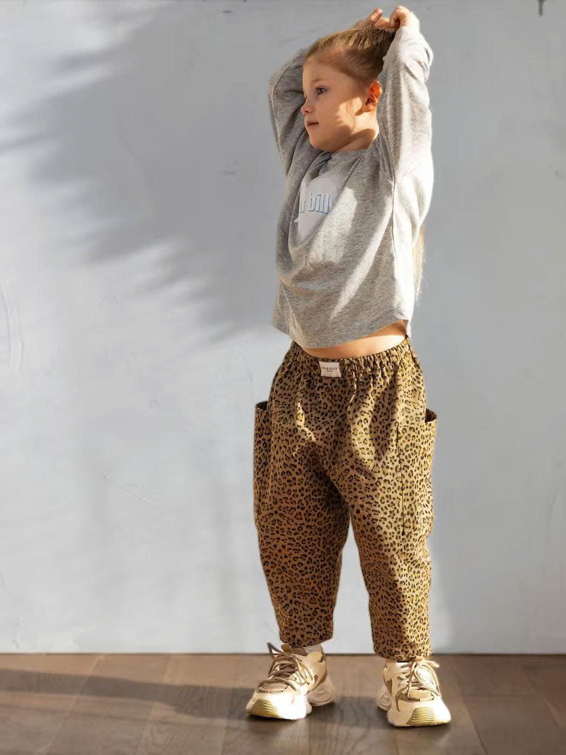 Unisex Kids Balloon Trousers • Barrel Leg Pant • PDF Sewing Pattern • Cali Pants • 3/6m-10y