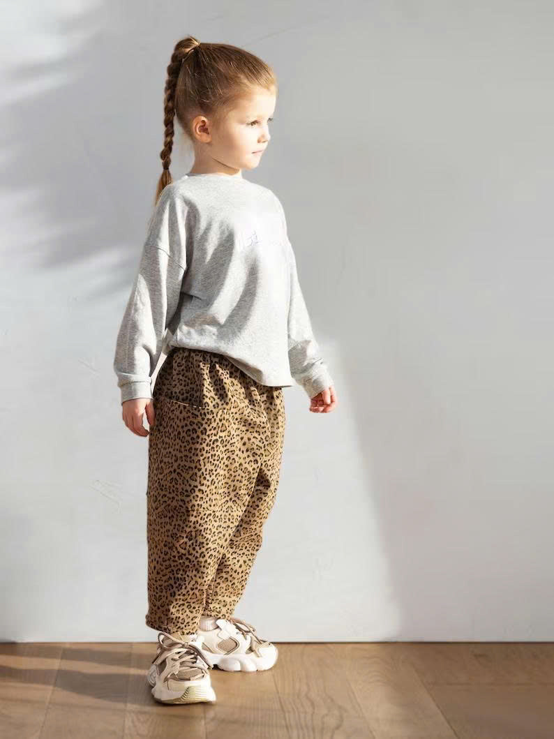 Unisex Kids Balloon Trousers • Barrel Leg Pant • PDF Sewing Pattern • Cali Pants • 3/6m-10y