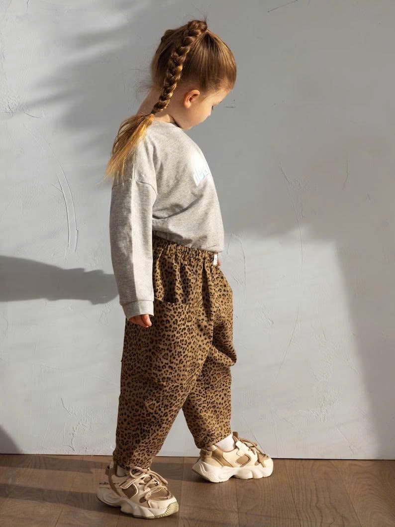 Unisex Kids Balloon Trousers • Barrel Leg Pant • PDF Sewing Pattern • Cali Pants • 3/6m-10y