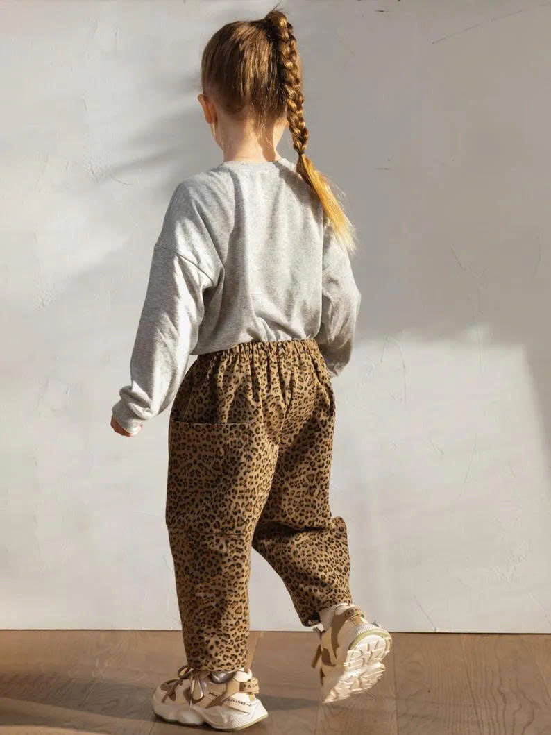 Unisex Kids Balloon Trousers • Barrel Leg Pant • PDF Sewing Pattern • Cali Pants • 3/6m-10y