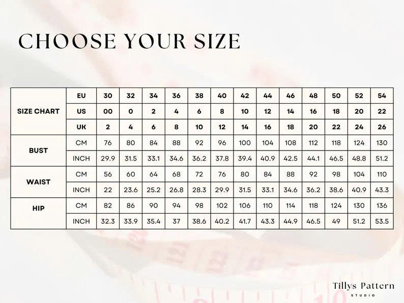 Rhea Wide Leg Pants Sewing Pattern | Low Waist Tie Pants (US 00-22)