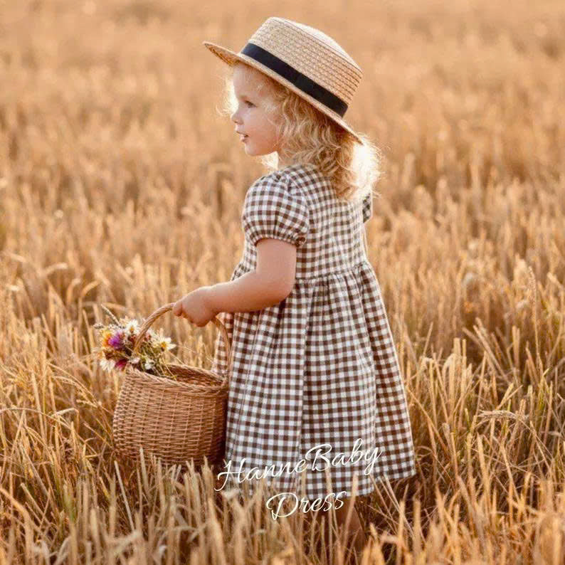 Easy Short-Sleeve Dress Pattern for Girls | 6M-6Y | Video Tutorial