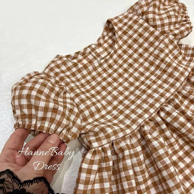 Easy Short-Sleeve Dress Pattern for Girls | 6M-6Y | Video Tutorial