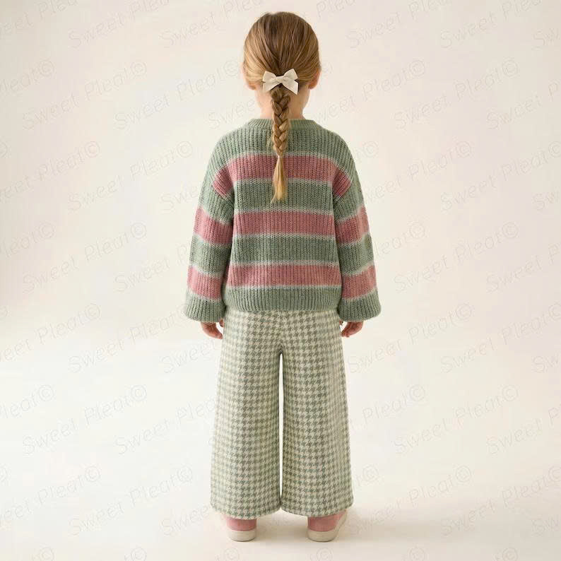 Simple Pants Pattern For Kids Wide Leg Pants Sewing Pattern For Children 6M - 14Y (PDF Download)