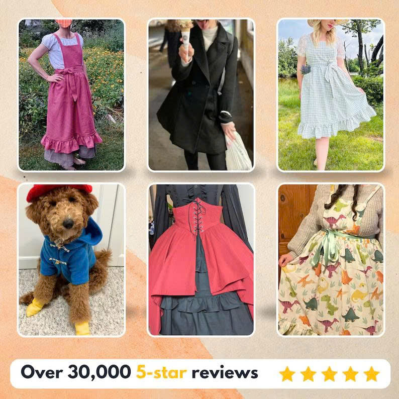 Whole Shop Bundle: +620 Sewing Patterns and All New Patterns | Beginner Friendly Sewing Patterns | Women Patterns | Men Patterns |