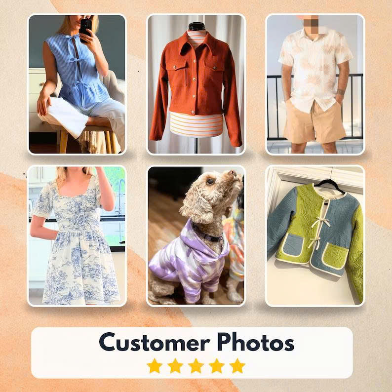 Whole Shop Bundle: +620 Sewing Patterns and All New Patterns | Beginner Friendly Sewing Patterns | Women Patterns | Men Patterns |
