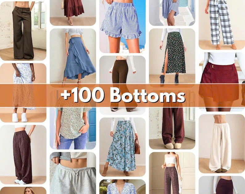 Whole Shop Bundle: +620 Sewing Patterns and All New Patterns | Beginner Friendly Sewing Patterns | Women Patterns | Men Patterns |