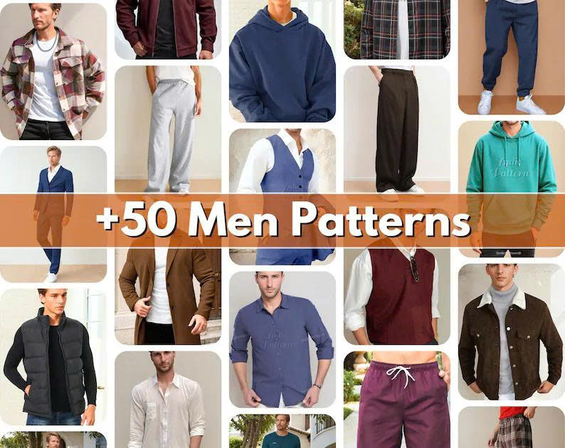 Whole Shop Bundle: +620 Sewing Patterns and All New Patterns | Beginner Friendly Sewing Patterns | Women Patterns | Men Patterns |