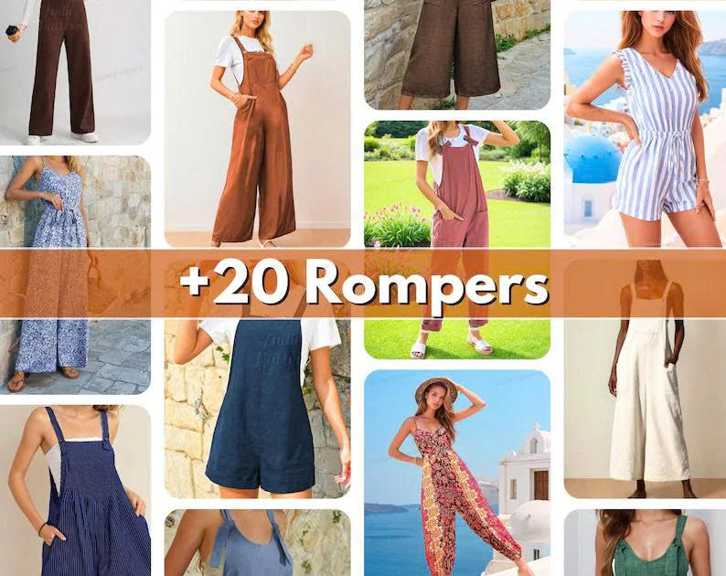 Whole Shop Bundle: +620 Sewing Patterns and All New Patterns | Beginner Friendly Sewing Patterns | Women Patterns | Men Patterns |