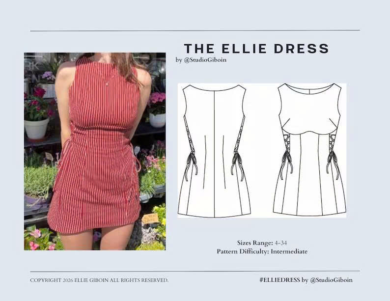 Ellie Dress Digital Sewing Pattern