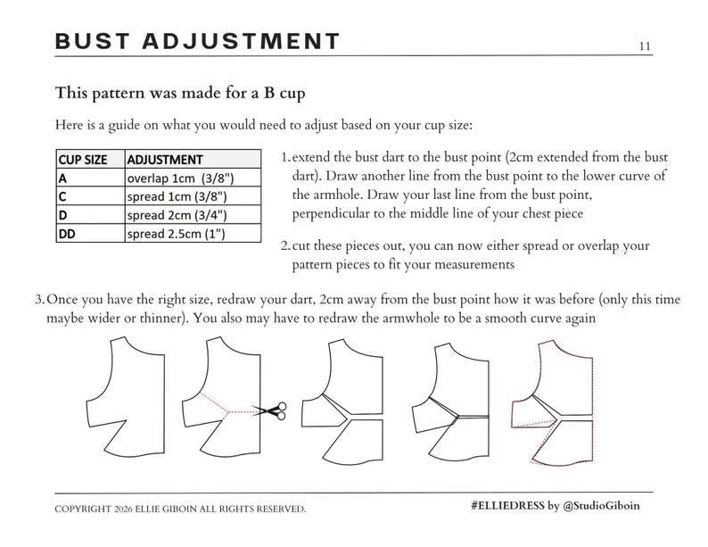 Ellie Dress Digital Sewing Pattern