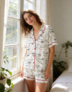 Motorsport Race Track Print Pajama Set