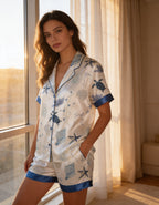 Women’s Ocean Print Pajama Set