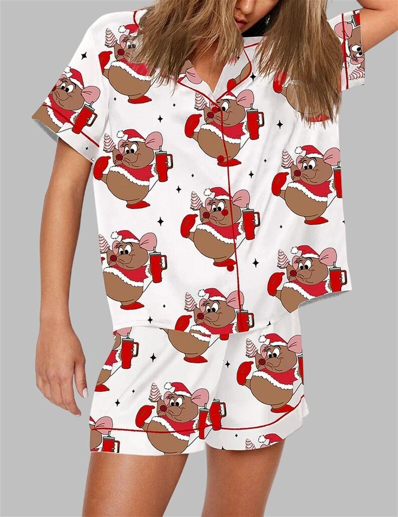 Gus Gus Looking Like a Snack Christmas Pajama Set